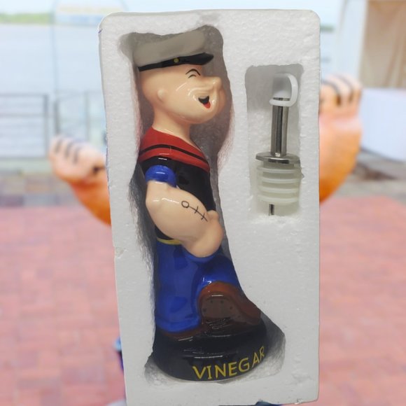 Popeye Ceramic Vinegar Dispenser Bottle by Westland - Picture 5 of 6